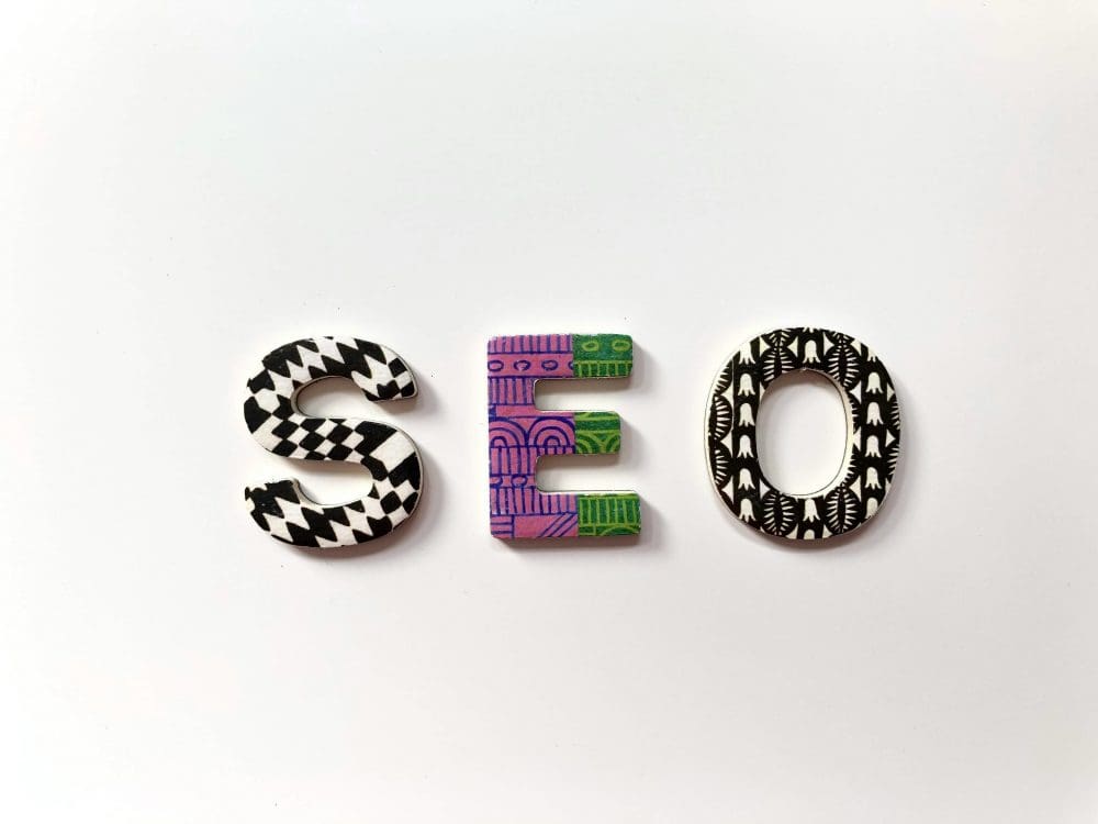 image with letters spelling out 'SEO'